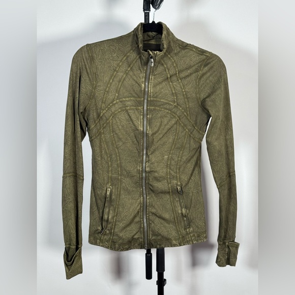 Lululemon Define Jacket *Ice Dye Ice Wash Moss Green - Picture 4 of 7